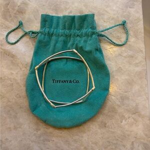 Tiffany & Co. Frank Gehry Sterling Silver Torque Bracelet, Excellent Condition